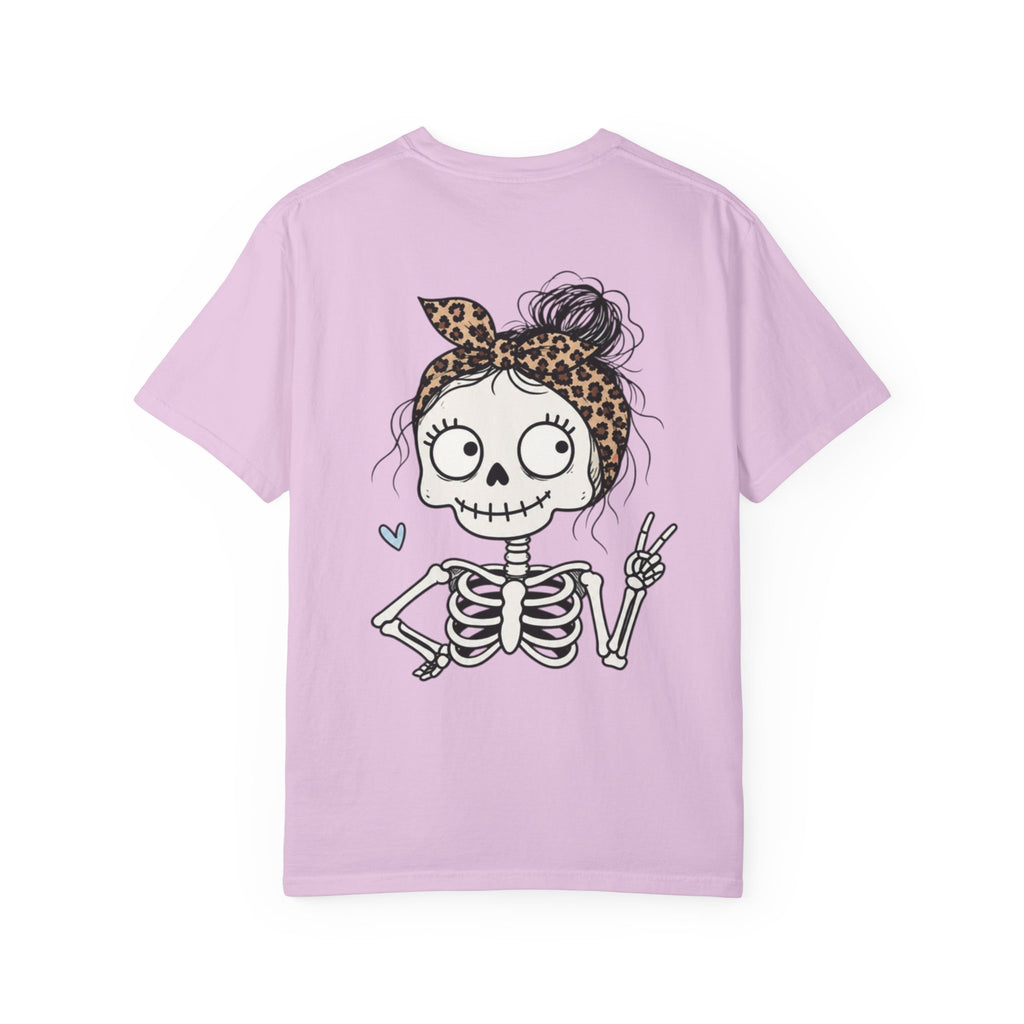 Wife Mom Bruhh T-Shirt — Leopard Skull Mom Graphic Tee