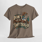 Don’t Get So Booty Tickled T-Shirt — Funny Western Skeleton Graphic Tee
