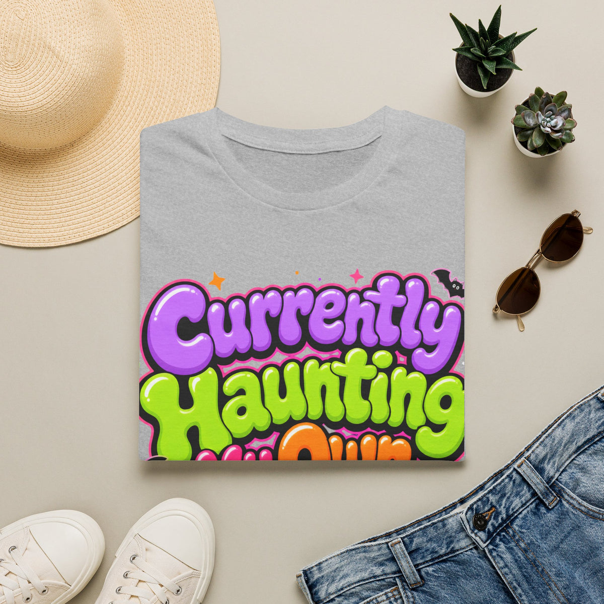 Currently Haunting My Own Life T-Shirt — Cute Halloween Ghost Tee