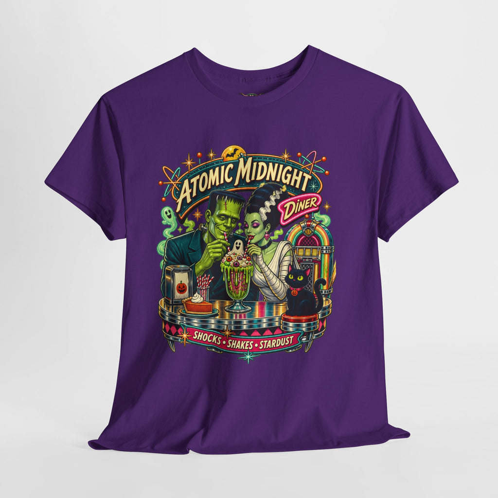 Atomic Midnight Diner T-Shirt — Retro Monster Milkshake Tee
