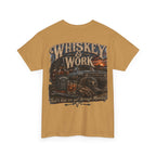 Whiskey & Work Graphic Tee — 'That's How We Get Through Monday' Vintage Truck Bar Shirt