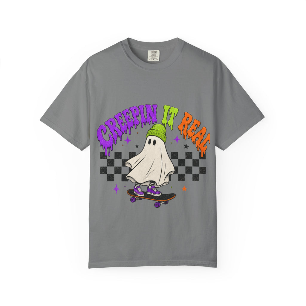 Creepin' It Real Ghost Skateboard T-Shirt