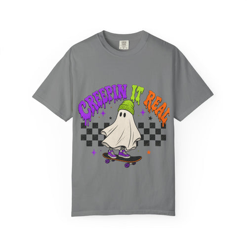 Creepin' It Real Ghost Skateboard T-Shirt