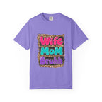 Wife Mom Bruhh T-Shirt — Leopard Skull Mom Graphic Tee