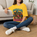 T-Shirt - "Unavailable for Nonsense" Retro Cowboy Skull Graphic Tee
