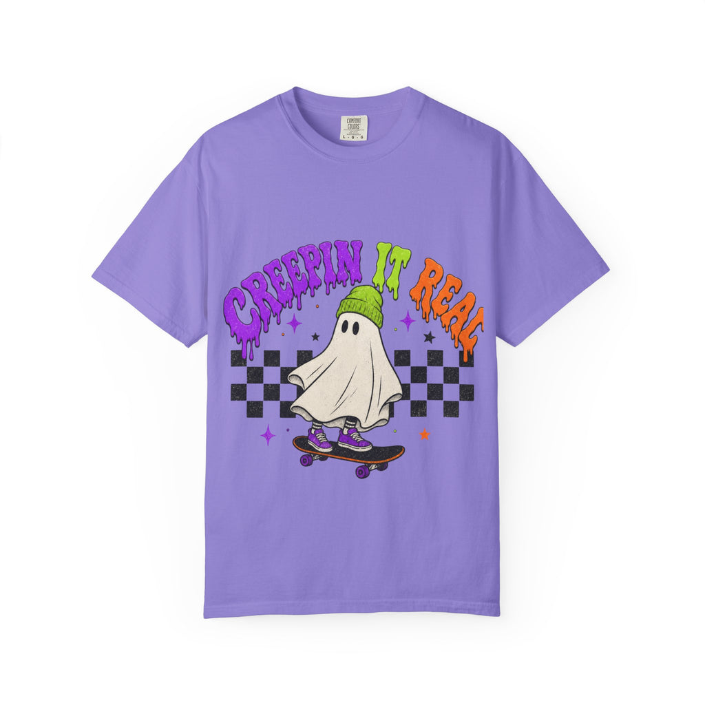 Creepin' It Real Ghost Skateboard T-Shirt