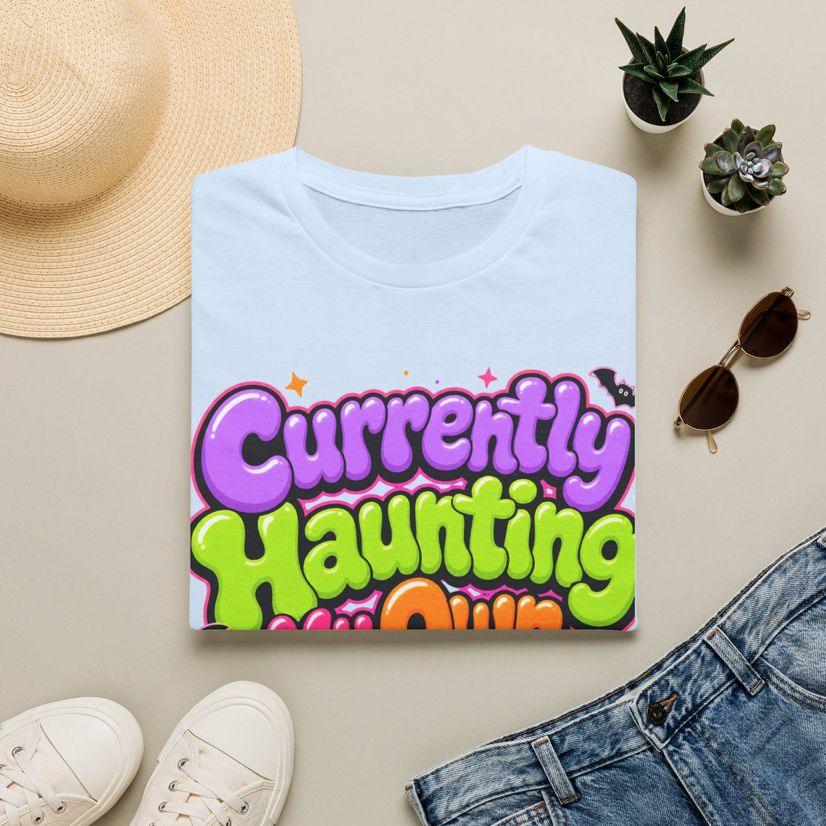 Currently Haunting My Own Life T-Shirt — Cute Halloween Ghost Tee