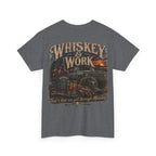 Whiskey & Work Graphic Tee — 'That's How We Get Through Monday' Vintage Truck Bar Shirt