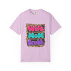 Wife Mom Bruhh T-Shirt — Leopard Skull Mom Graphic Tee