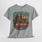 Karma’s a Bitch Skull Tee — 'What Goes Around Comes Around' Western Sunflower Tee