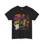 Halloween 'There's Some Horrors in This House' Tee — Dancing Mummy, Ghost & Pumpkin Shirt