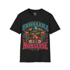 T-Shirt - "Unavailable for Nonsense" Retro Cowboy Skull Graphic Tee