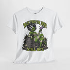 Back From The Dead Still Hot Tee — Retro Green Bride of Frankenstein Horror T-Shirt