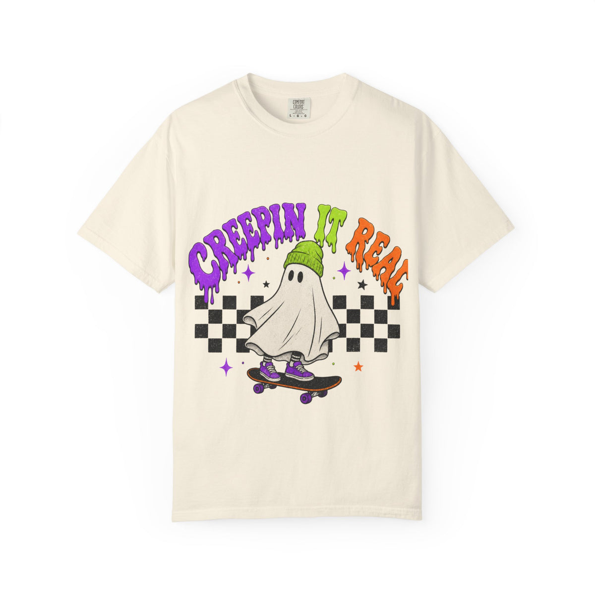 Creepin' It Real Ghost Skateboard T-Shirt