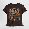 Raised on Diesel & Dust Tee — Vintage Truck Graphic T-Shirt