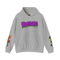 Horrors Halloween Hoodie — Spooky Ghosts, Pumpkins & Creepy Drip Design