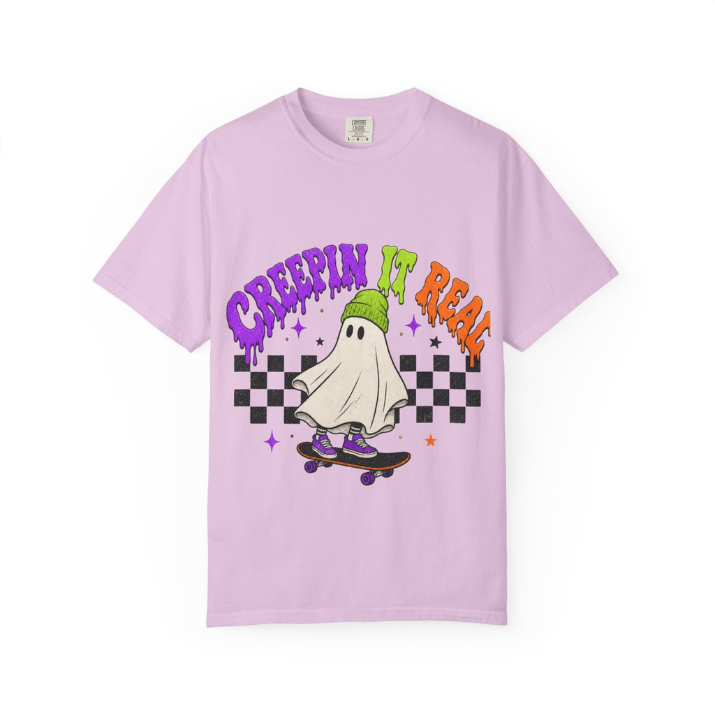 Creepin' It Real Ghost Skateboard T-Shirt