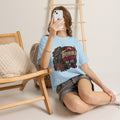 Trouble Looks Good On Me Tee - Western Cowgirl Skull Graphic T-Shirt