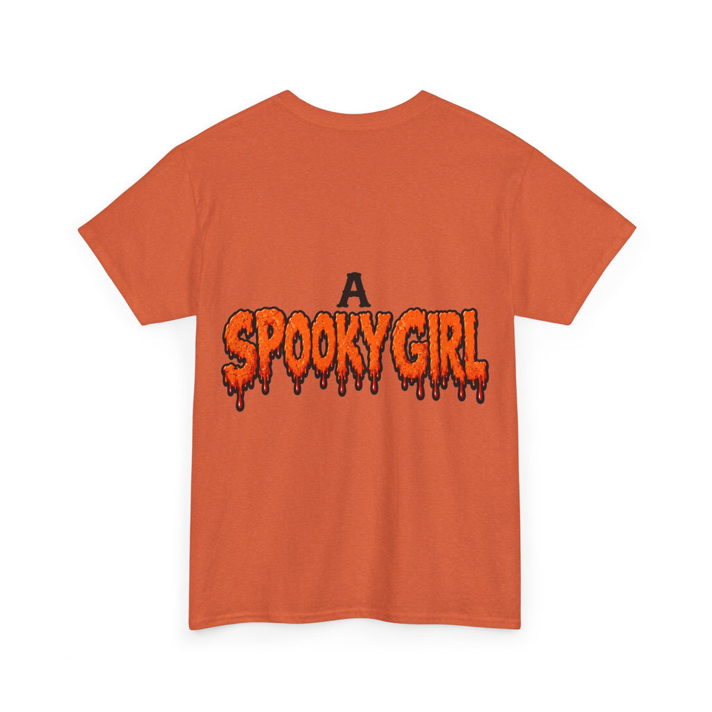 Spooky Girl Halloween Tee – "A Spooky Girl Who Needs Coffee and Creepy Things"