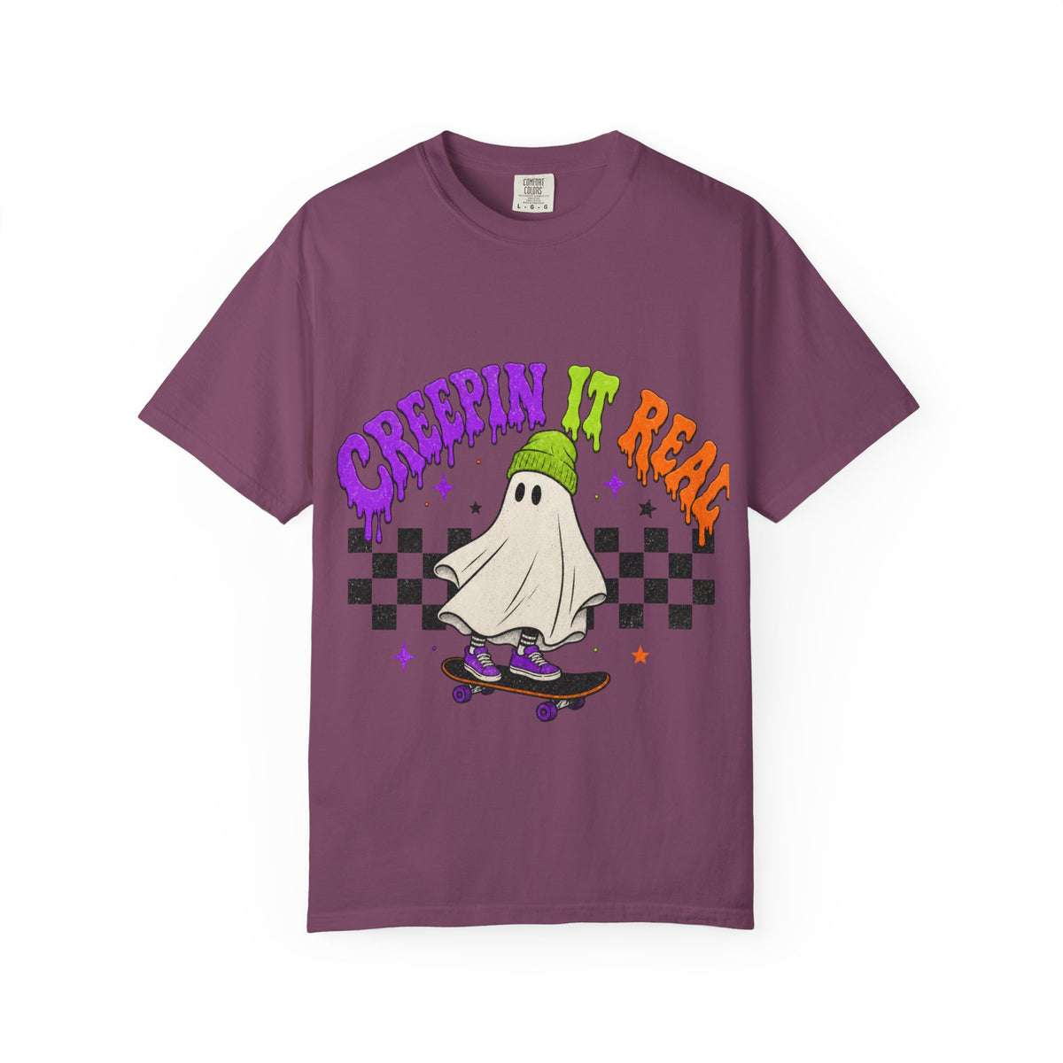 Creepin' It Real Ghost Skateboard T-Shirt
