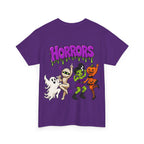 Halloween 'There's Some Horrors in This House' Tee — Dancing Mummy, Ghost & Pumpkin Shirt
