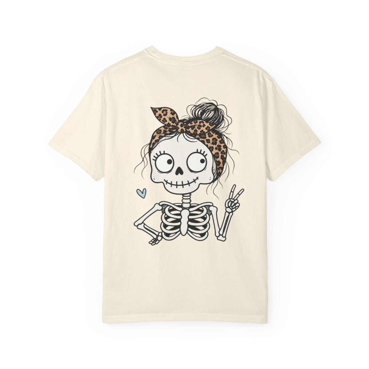 Wife Mom Bruhh T-Shirt — Leopard Skull Mom Graphic Tee