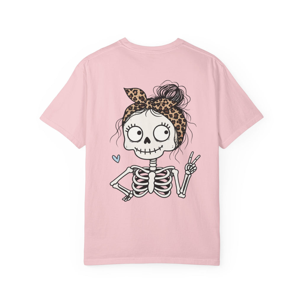 Wife Mom Bruhh T-Shirt — Leopard Skull Mom Graphic Tee
