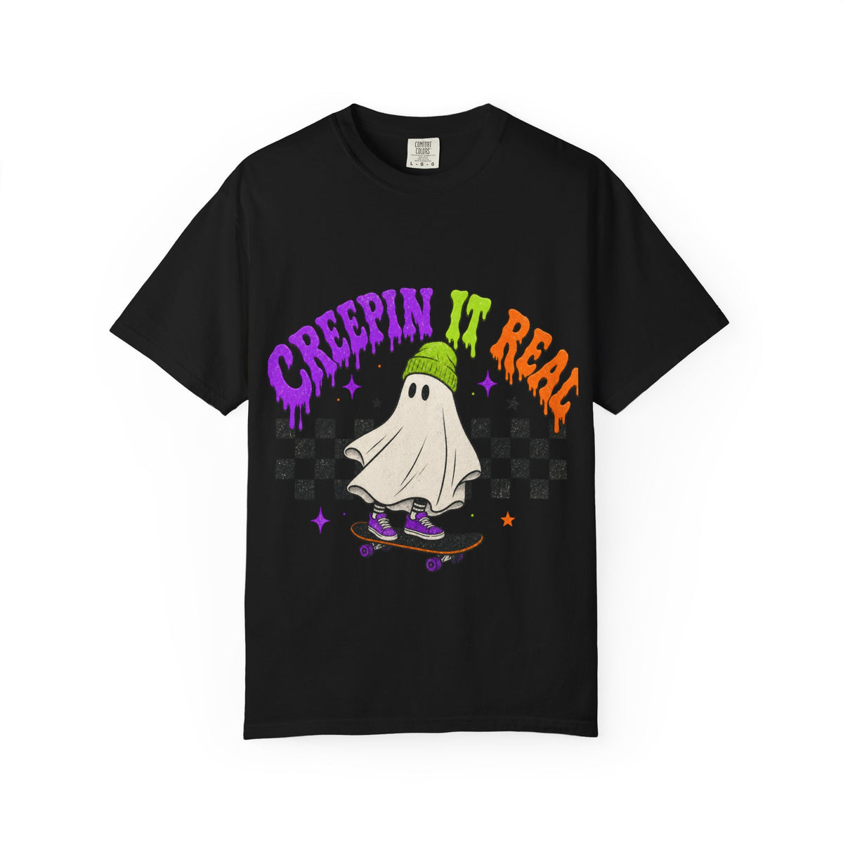 Creepin' It Real Ghost Skateboard T-Shirt