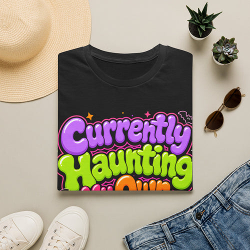 Currently Haunting My Own Life T-Shirt — Cute Halloween Ghost Tee