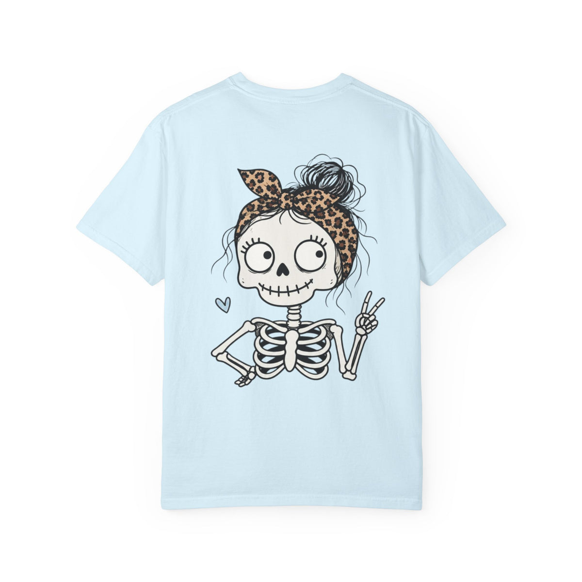 Wife Mom Bruhh T-Shirt — Leopard Skull Mom Graphic Tee