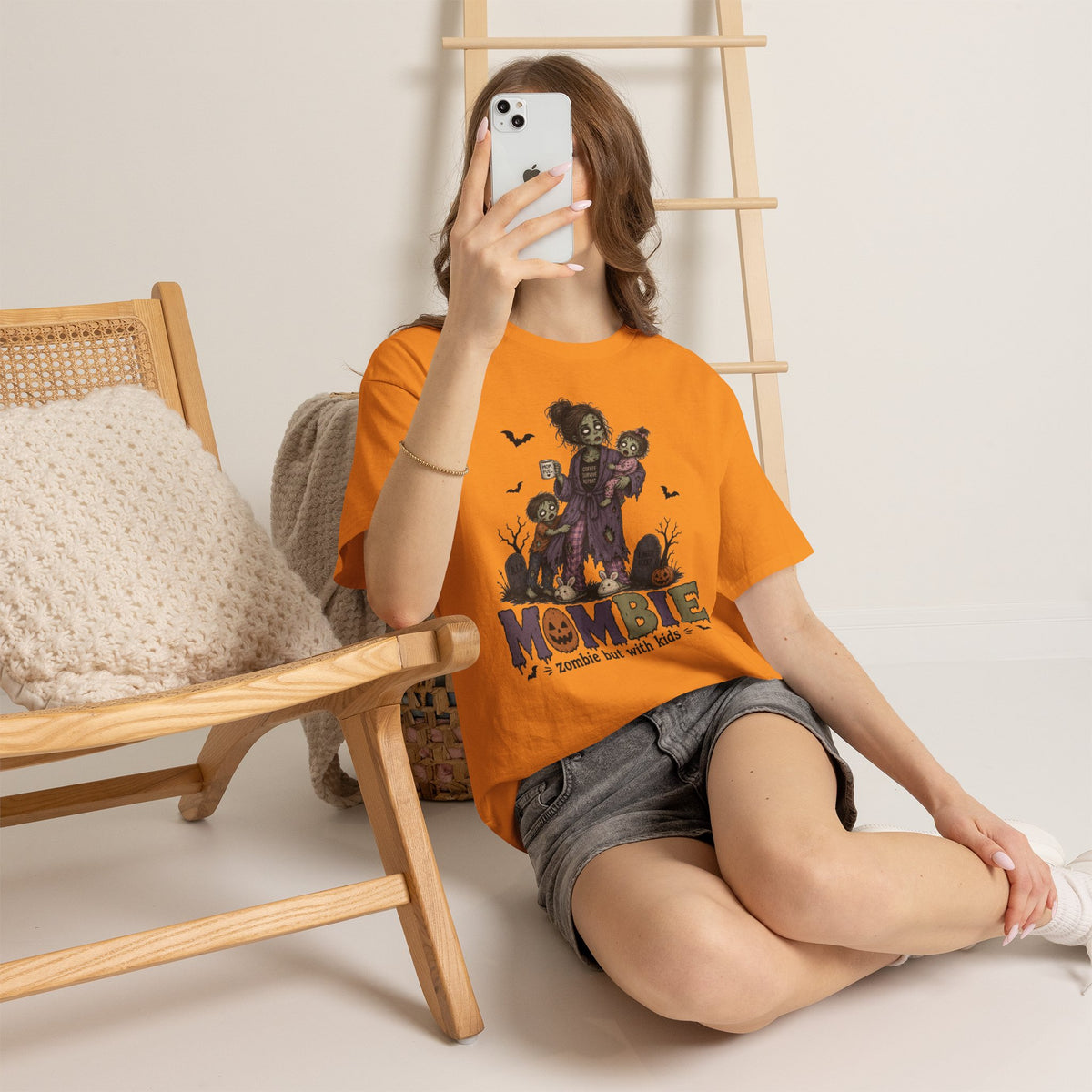MomBIE Mom T-Shirt — "MomBie: zombie but with kids" Halloween Mom Tee