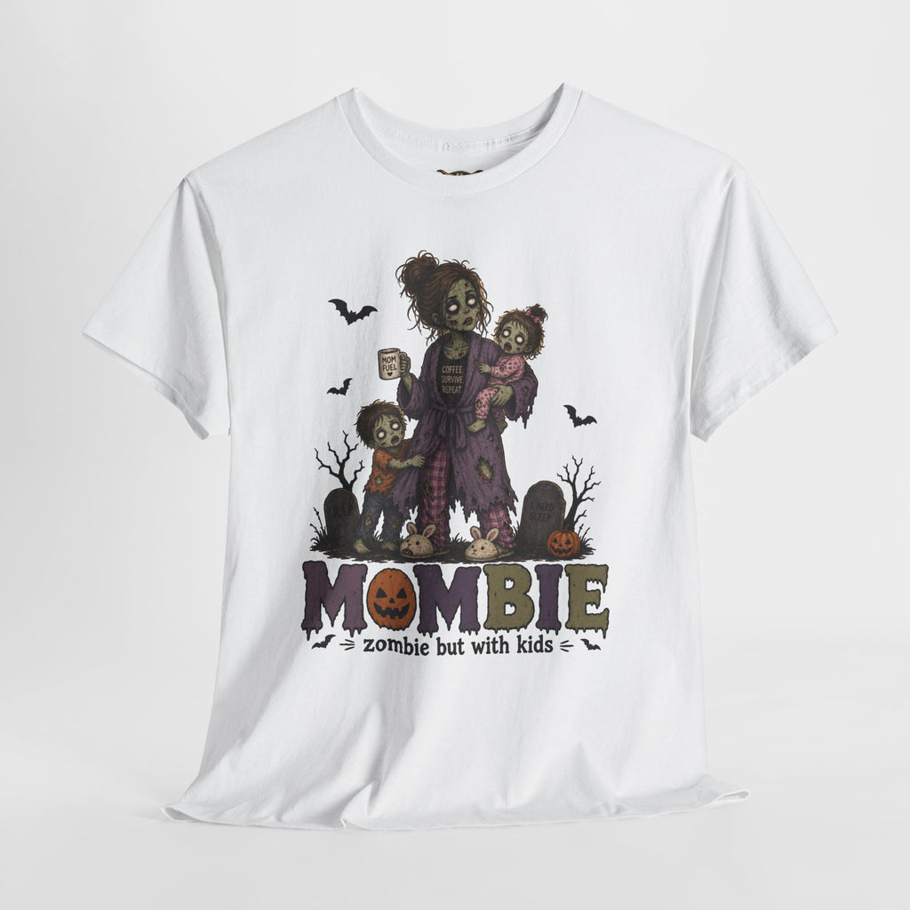 MomBIE Mom T-Shirt — "MomBie: zombie but with kids" Halloween Mom Tee