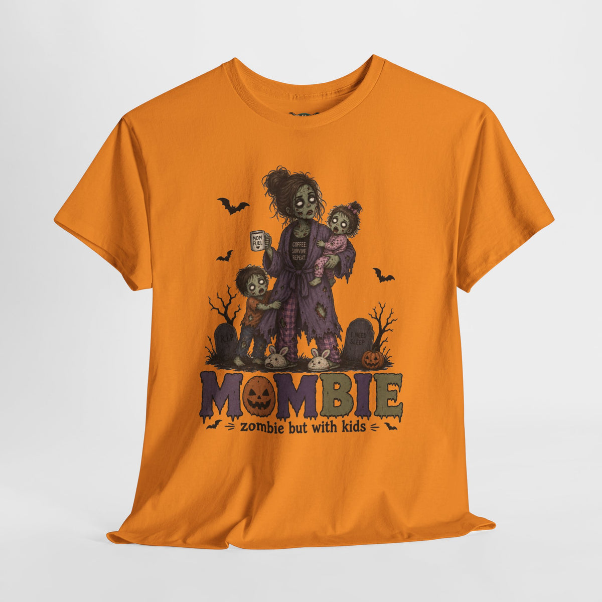MomBIE Mom T-Shirt — "MomBie: zombie but with kids" Halloween Mom Tee